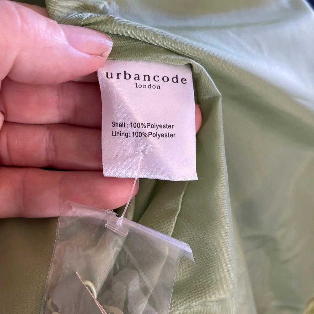 URBANCODE
URBAN CODE CHECKED BORG JACKET IN LIME GREEN - Picture 11 of 11
